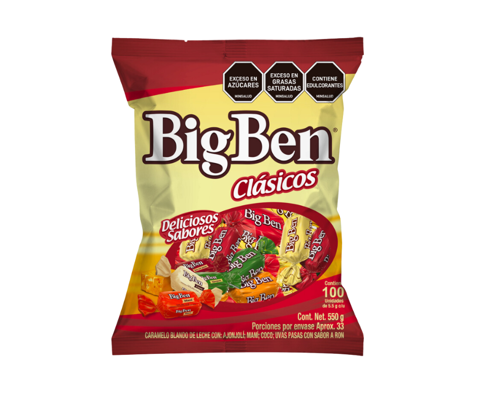 BIG BEN TOFFE SURTIDO X 100 UND