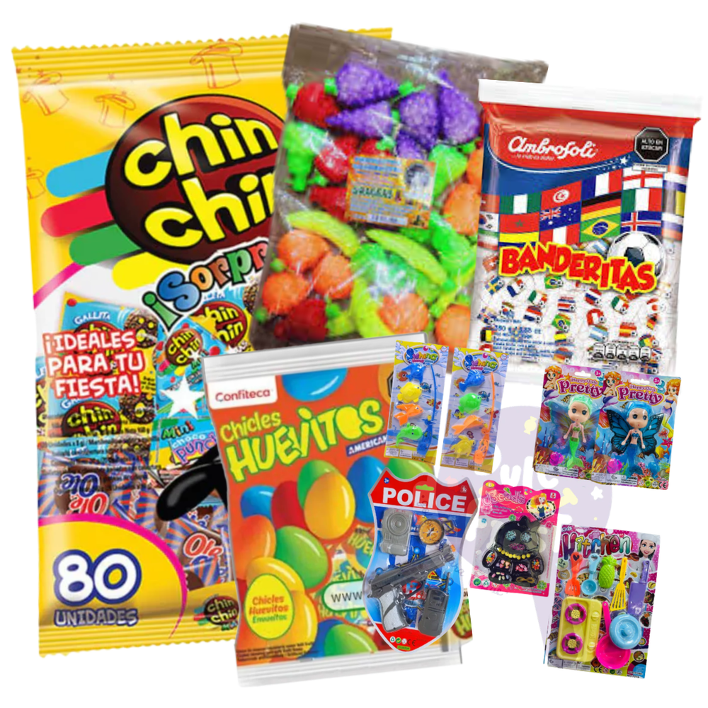 PACK PIÑATA CON JUGUETES