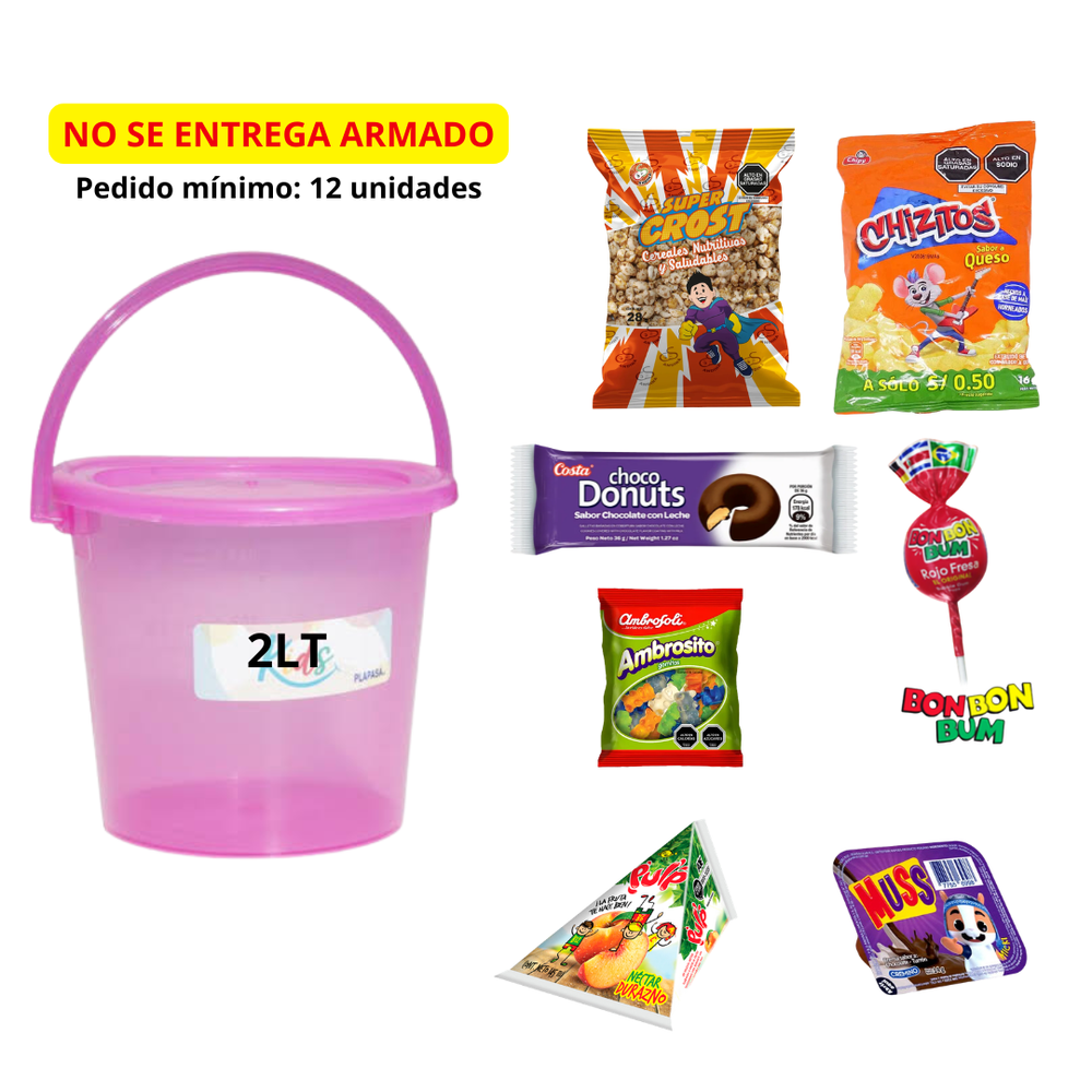 BALDE 2LT + GOLOSINAS ECONOMICO