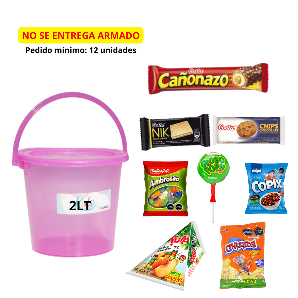 BALDE 2LT + GOLOSINAS BASICAS