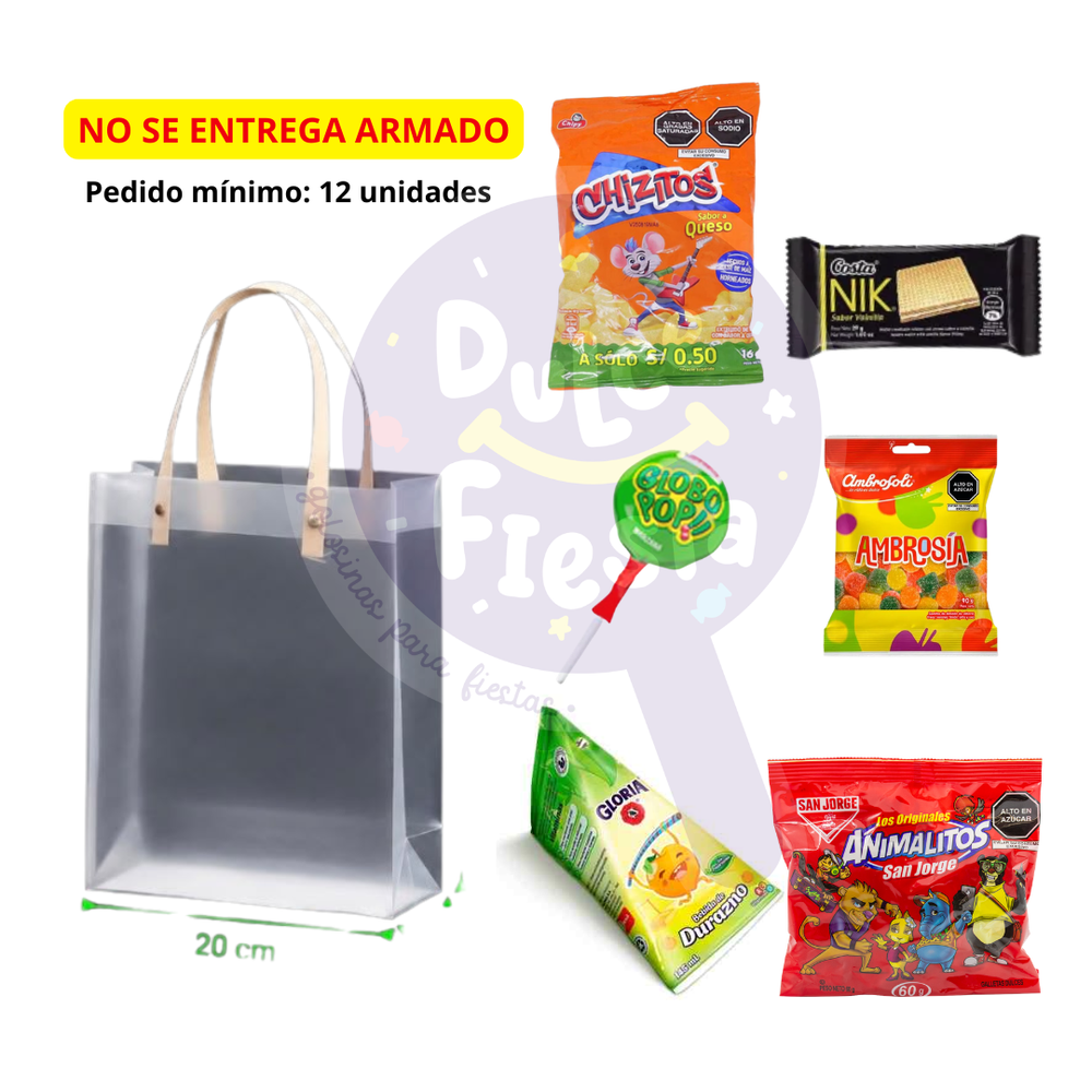 BOLSITA PVC BASICA + GOLOSINAS