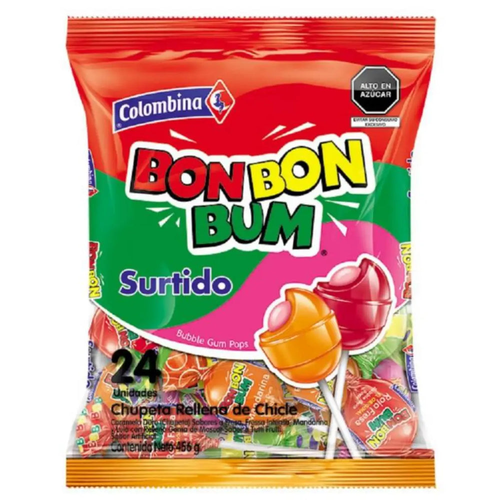 BON BON BUM SURTIDO X 24 UND