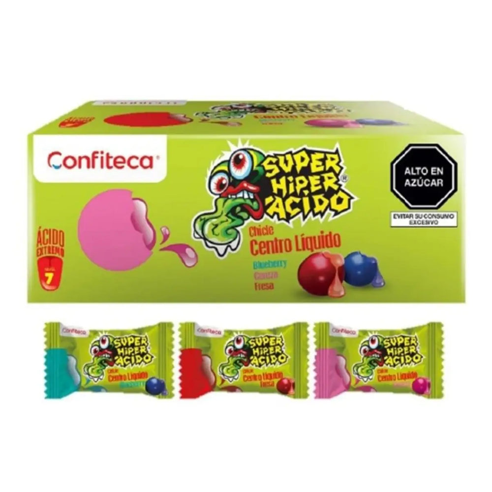 CHICLE SUPER HIPER ACIDO X 40 UND