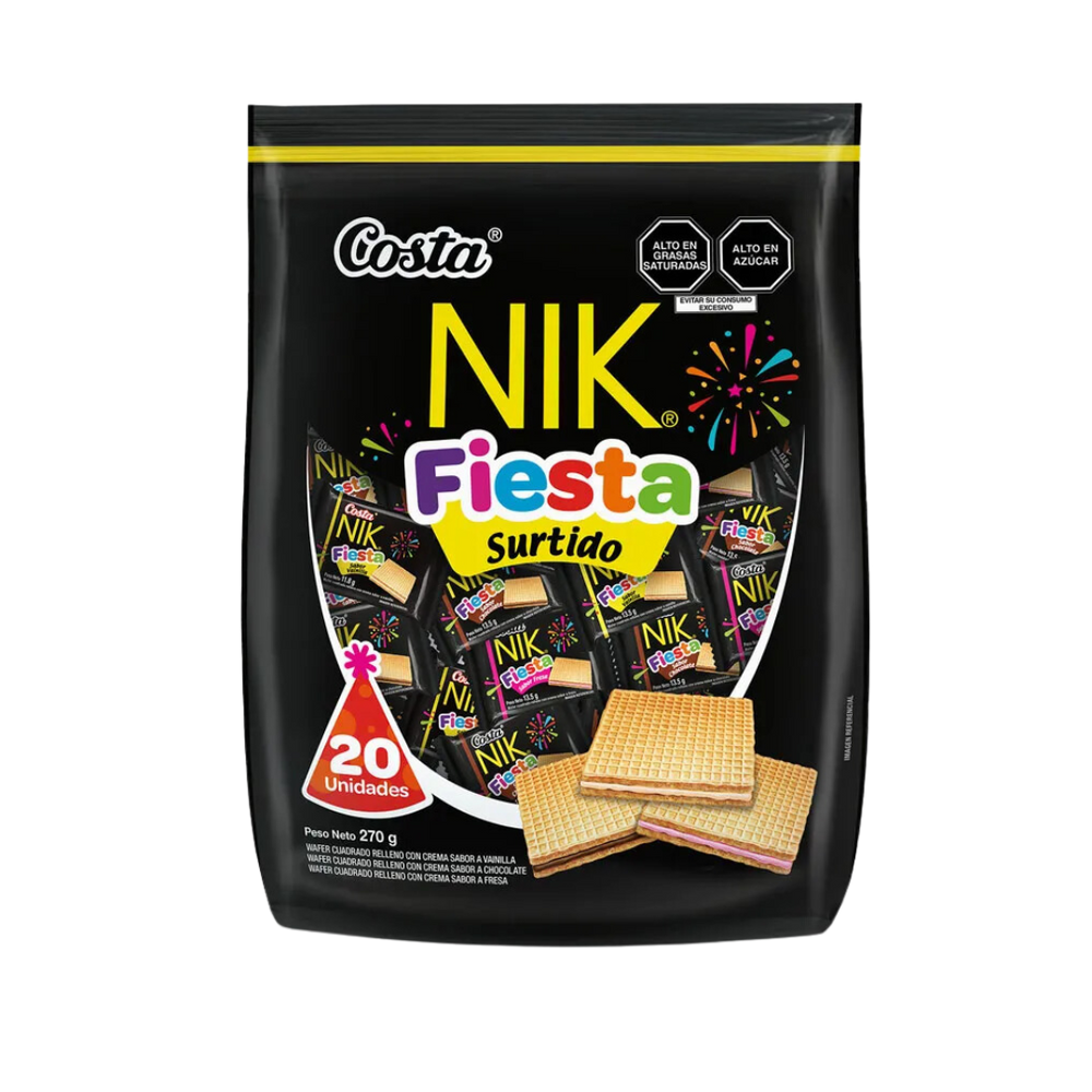 NIK FIESTA SURTIDO X 20 UND