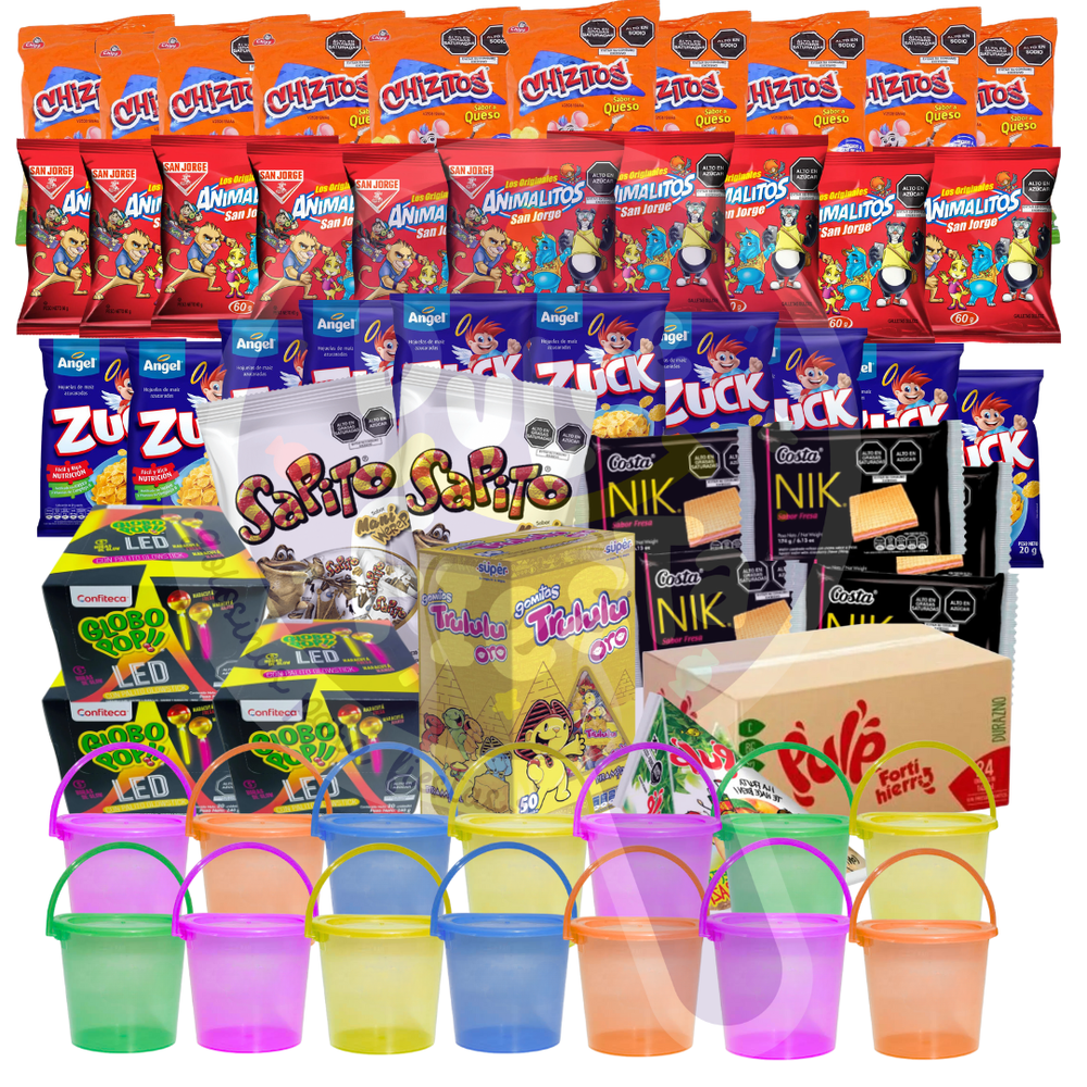 PACK BALDE 2LT PARA 50 NIÑOS