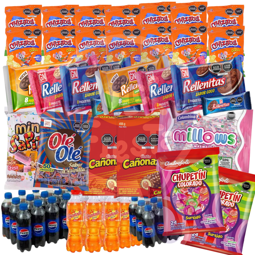 PACK PARA 50 CON GASEOSA