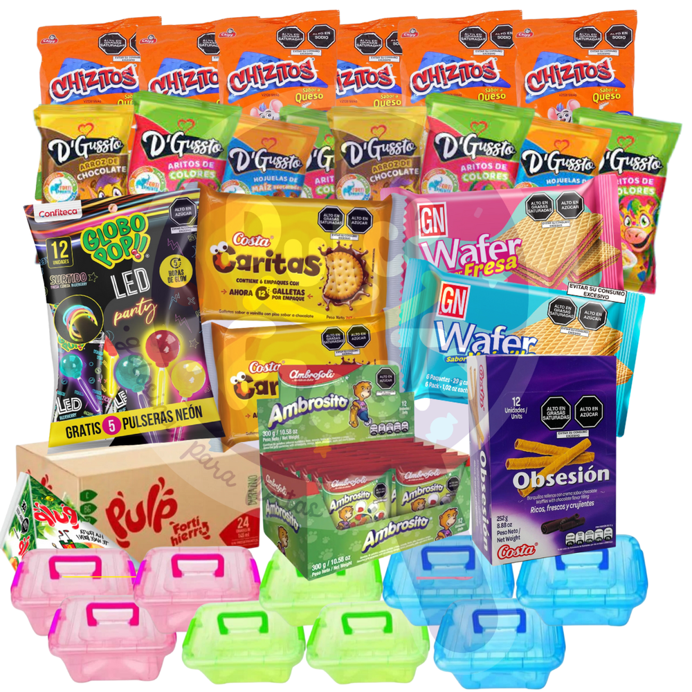 PACK TAPER 1KG PARA 12 NIÑOS