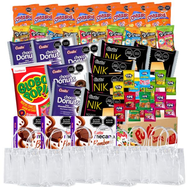 PACK PARA 30 NIÑOS CON BOLSITA MICA