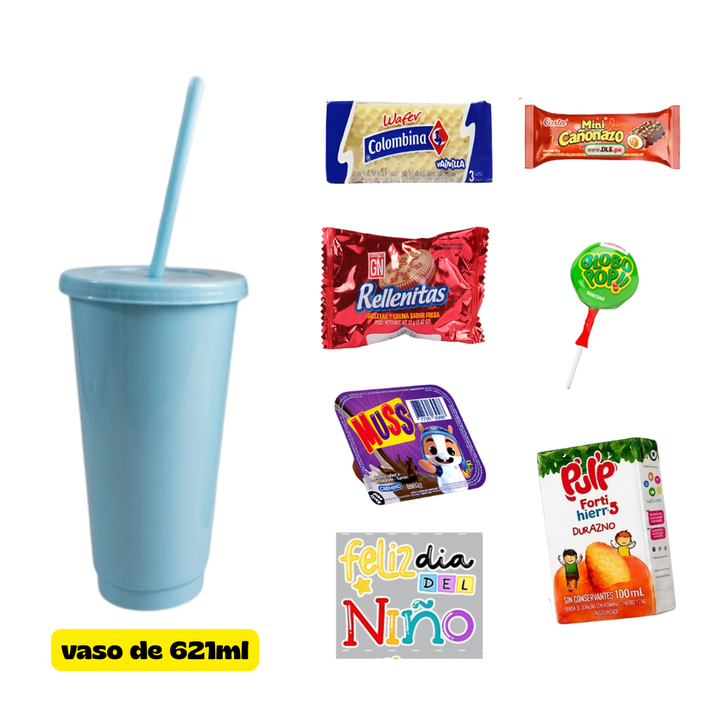 VASO TUMBLER 621ML DIA DEL NIÑO UND