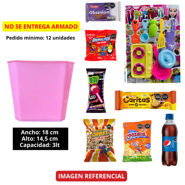 BALDE CANCHERO CON GOLOSINAS+ JUGUETE