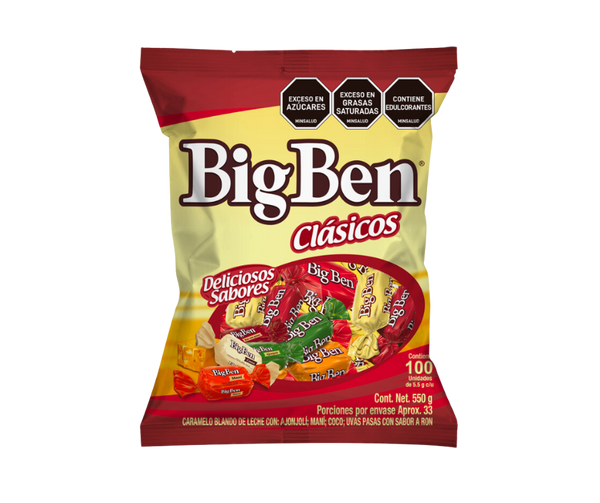 BIG BEN TOFFE SURTIDO X 100 UND