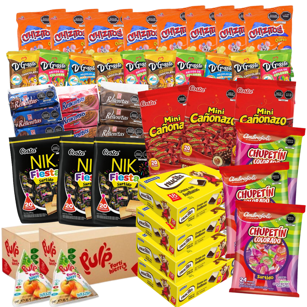 PACK ECONOMICO PARA 100 NIÑOS