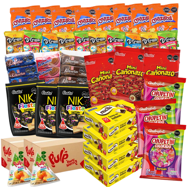 PACK ECONOMICO PARA 100 NIÑOS