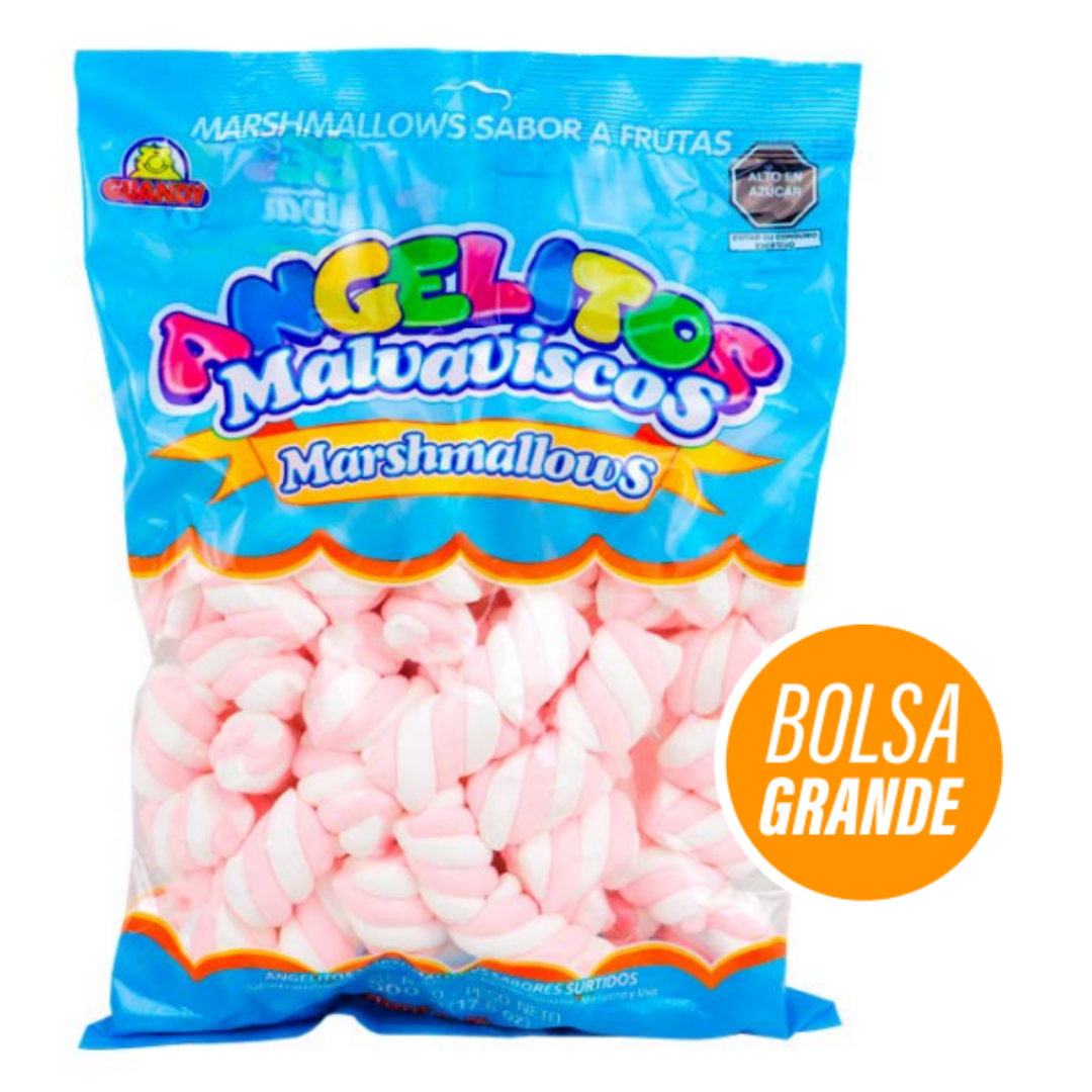 MASHMELLOW TWISTER ANGELITO ROSADO X 500 GR