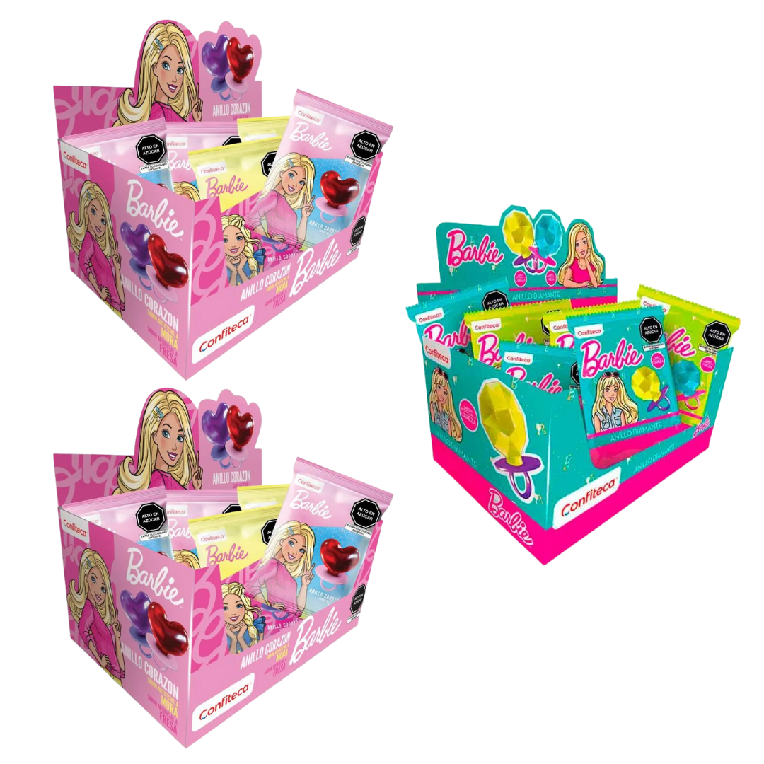 PROMO ANILLO BARBIE X 3