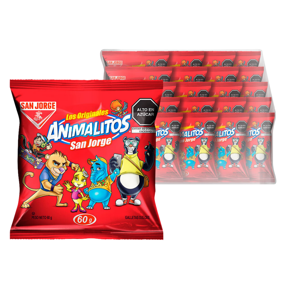 GALLETA ANIMALITO INDIVIDUAL X 20 UND