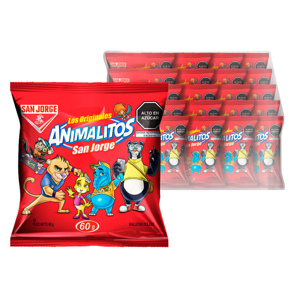 GALLETA ANIMALITO INDIVIDUAL X 20 UND