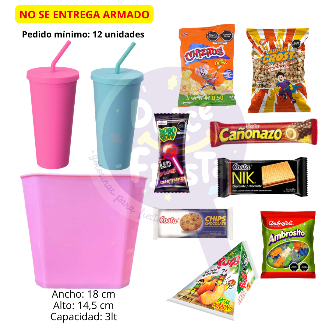 BALDE CANCHERO + VASO TUMBLER