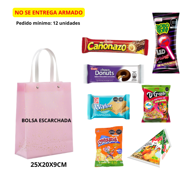 BOLSA ESCARCHADA + GOLOSINAS