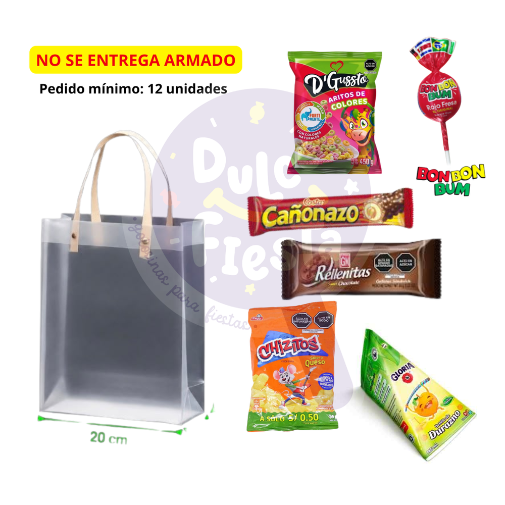 BOLSITA PVC + GOLOSINAS ECONOMICA