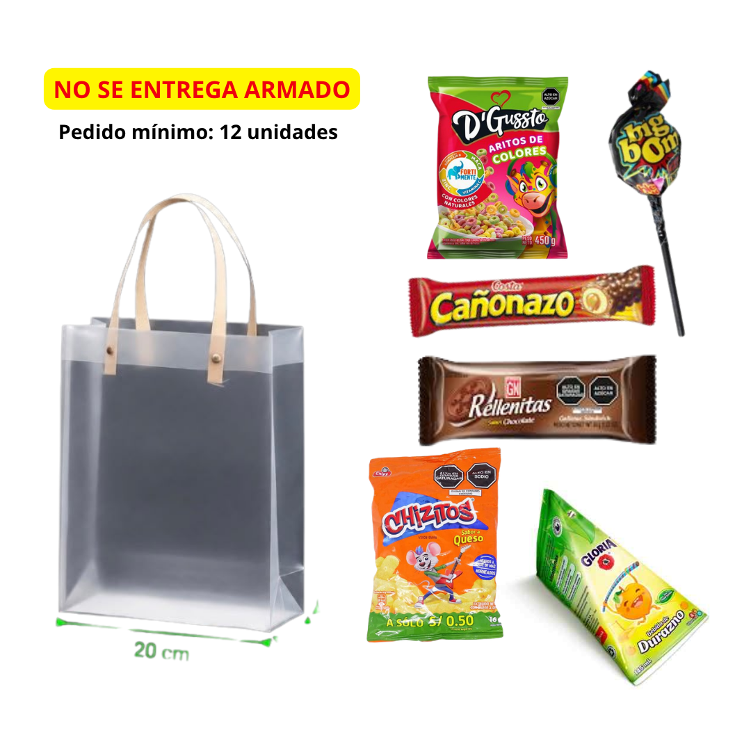 BOLSITA PVC + GOLOSINAS ECONOMICA