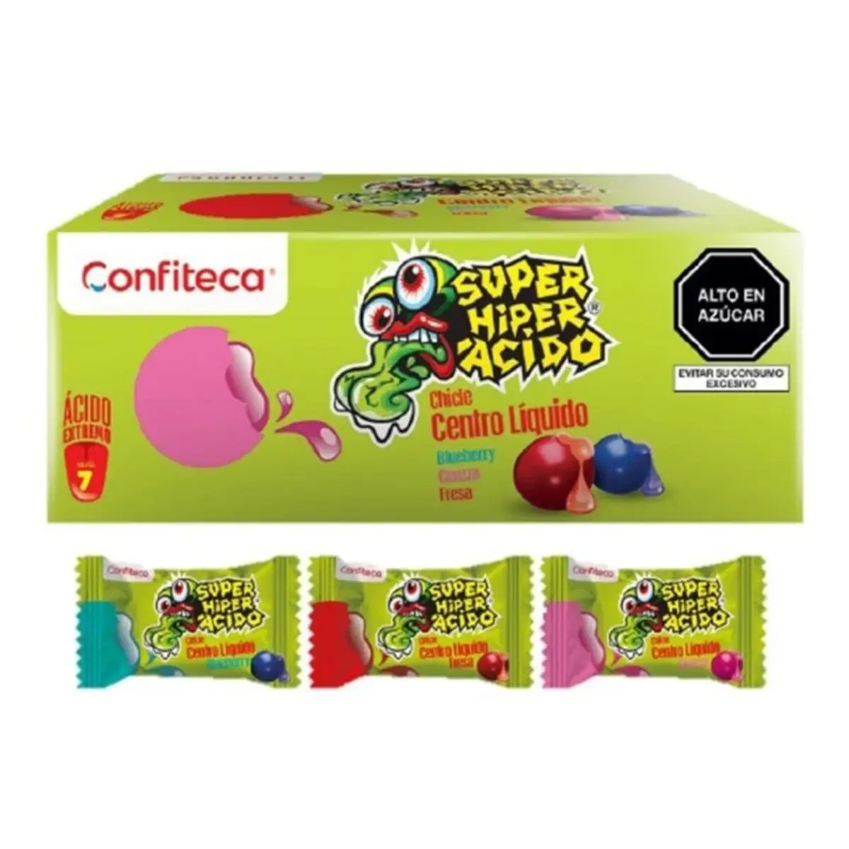 CHICLE SUPER HIPER ACIDO X 40 UND