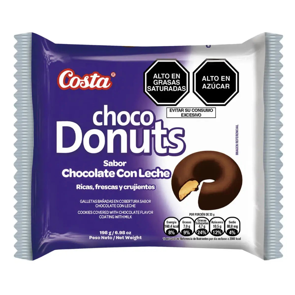 CHOCO DONUTS PACK X 6 UND