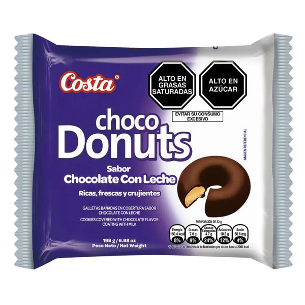 CHOCO DONUTS PACK X 6 UND