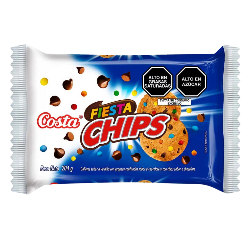 CHOCOCHIPS FIESTA PACK X 6 UND