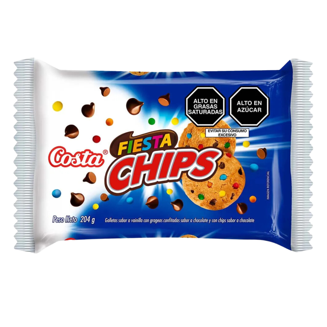 CHOCOCHIPS FIESTA PACK X 6 UND