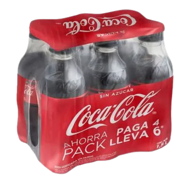 COCA COLA ZERO X 6 UND