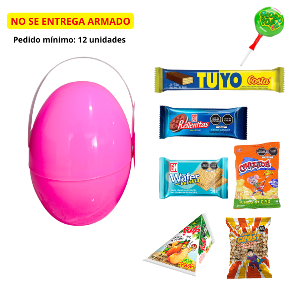 HUEVO ENVASE + GOLOSINAS