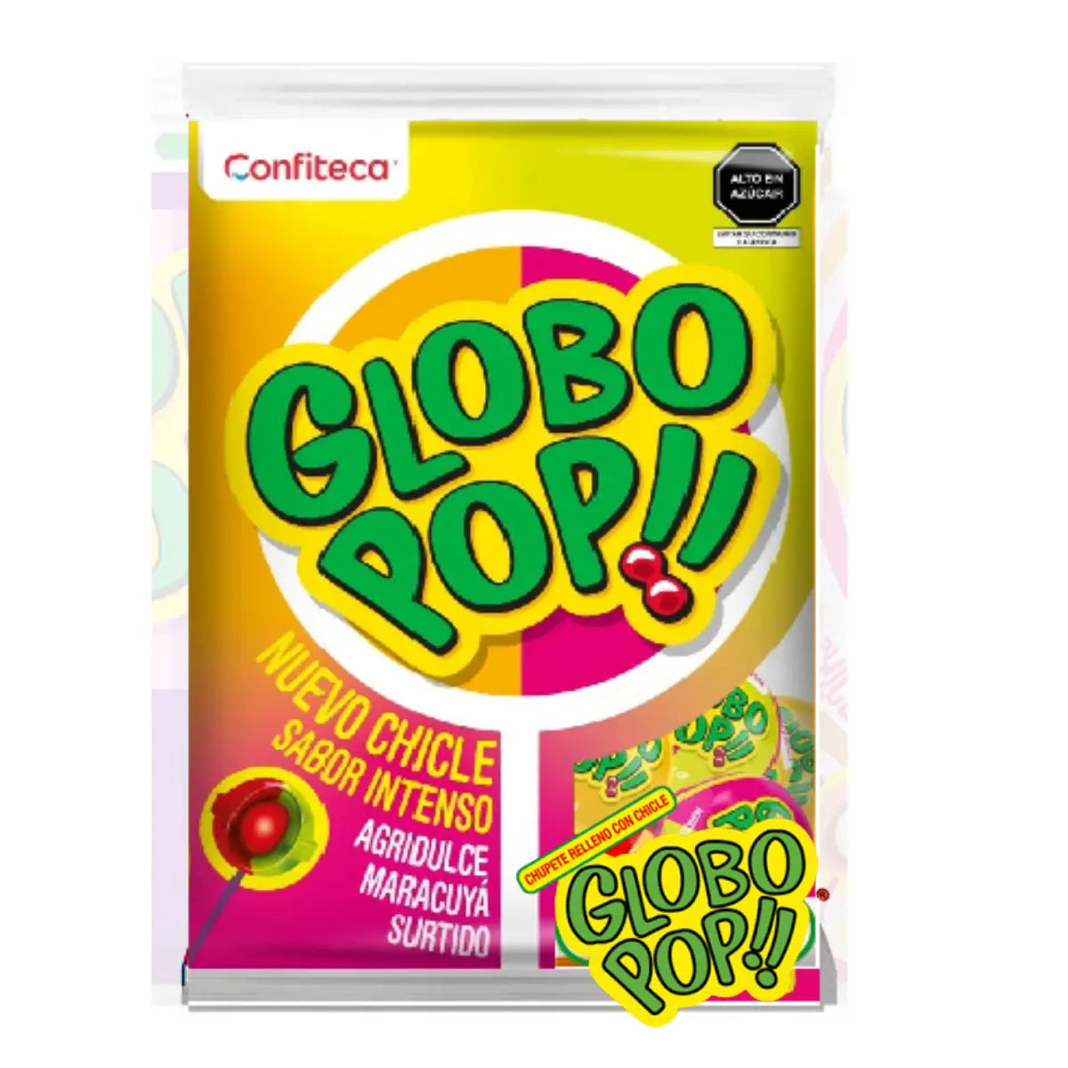 GLOBO POP AGRIDULCE X 24 UND
