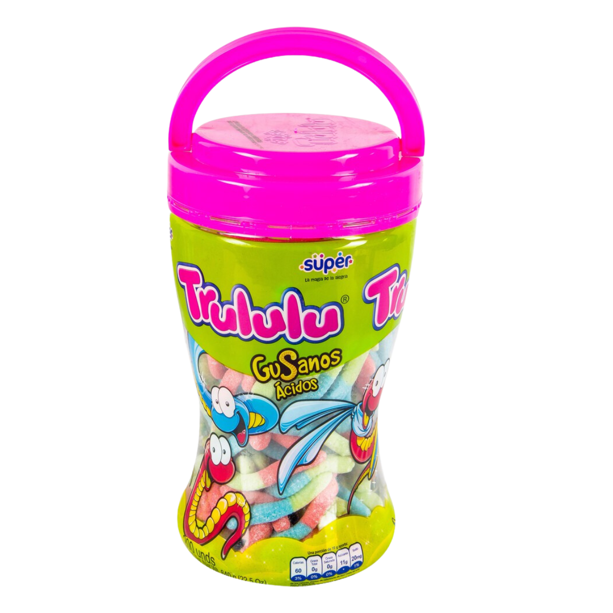 GOMITAS GUSANOS ACIDOS TRULULU POTE