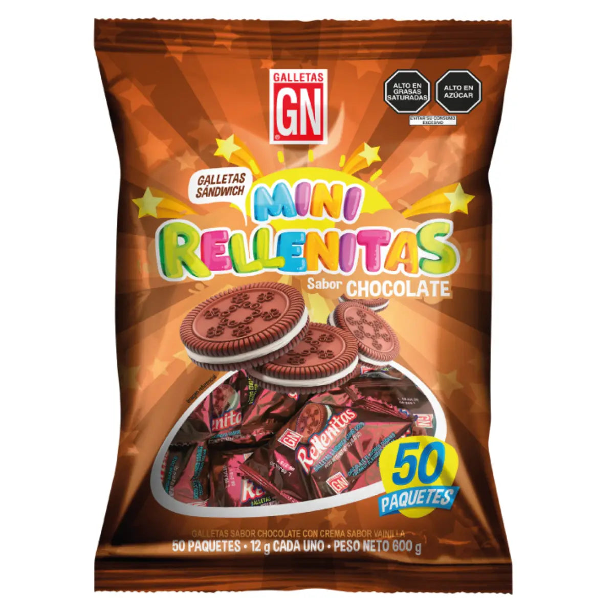 MINI GN CHOCOLATE X 50 UND