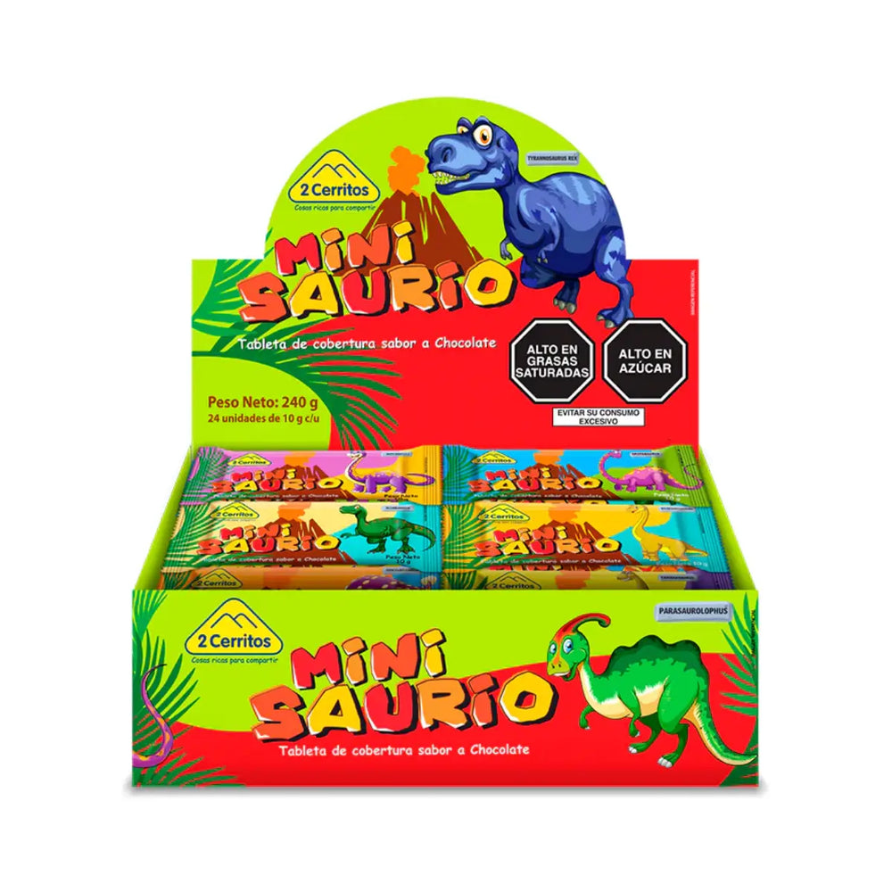 CHOCOLATE MINI SAURIO X 24 UND