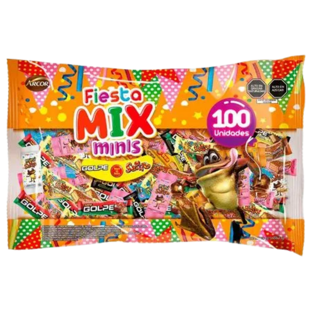 FIESTA MIX MINI CHOCOS X 100 UND