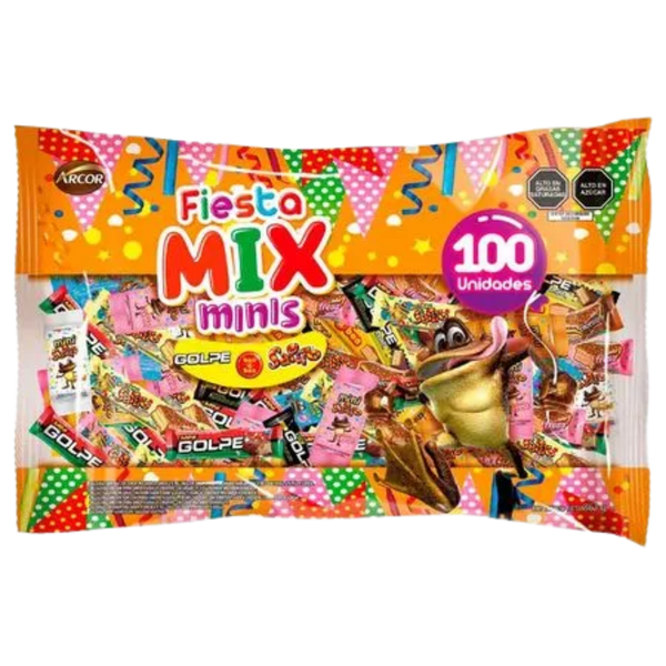 FIESTA MIX MINI CHOCOS X 100 UND