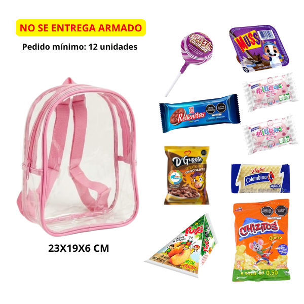 MOCHILITA ECONOMICA + GOLOSINAS