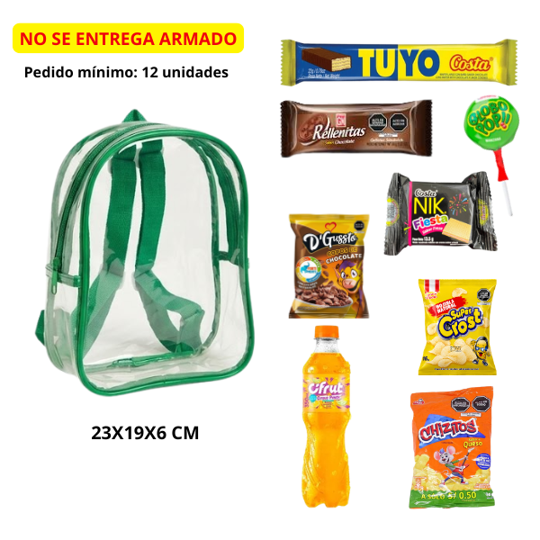 MOCHILITA + GOLOSINAS BASICAS