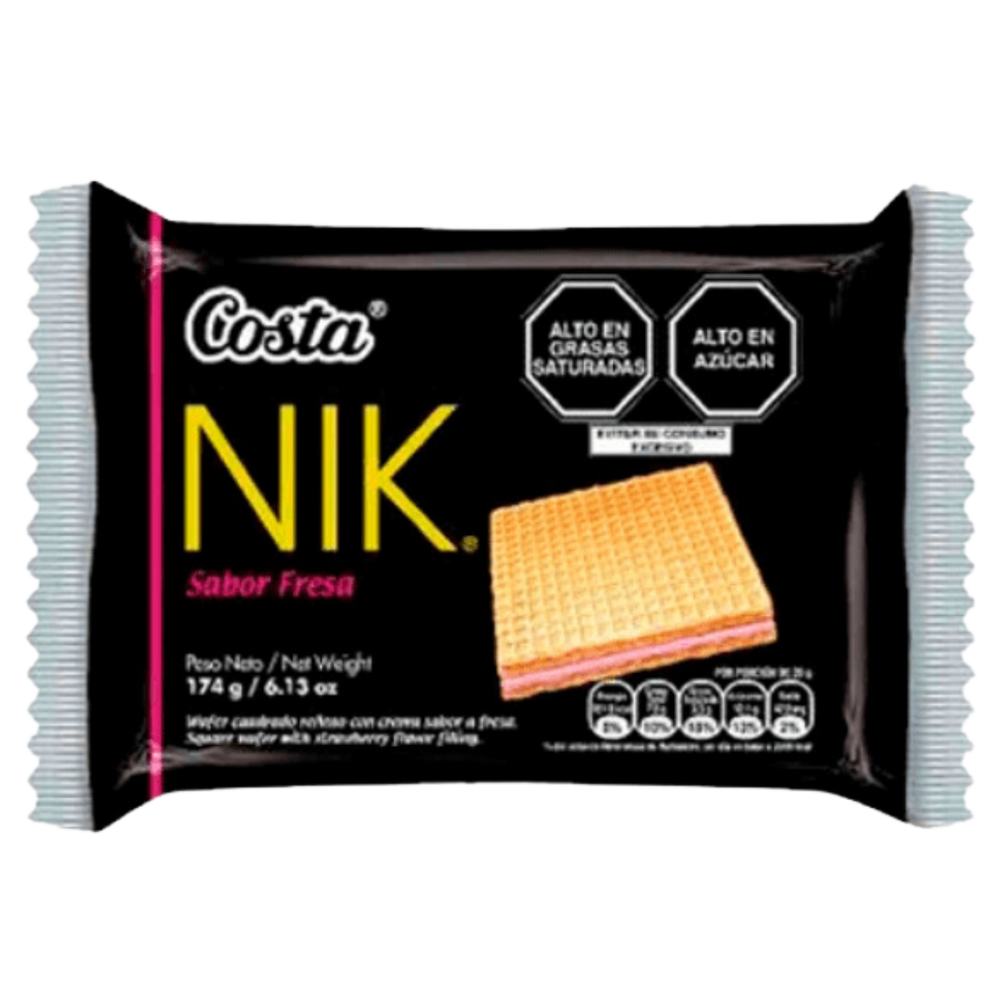 WAFER NIK FRESA PACK X 6 UND