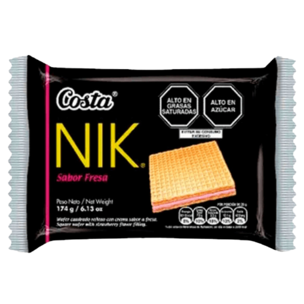 WAFER NIK FRESA PACK X 6 UND