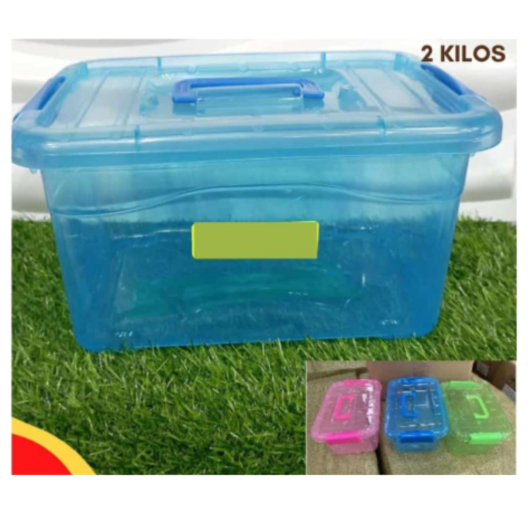 LONCHERITAS PARA GOLOSINAS TRANSPARENTE 2KG  X UND