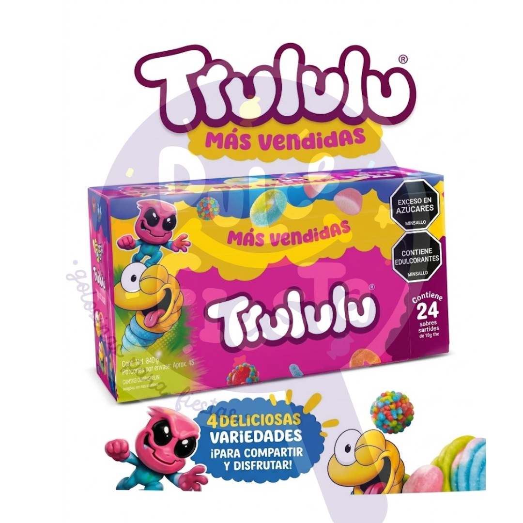 TRULULU SOBRES SURTIDO X 24 UND