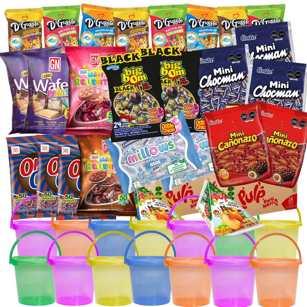 PACK BALDE 1LT PARA 100 NIÑOS