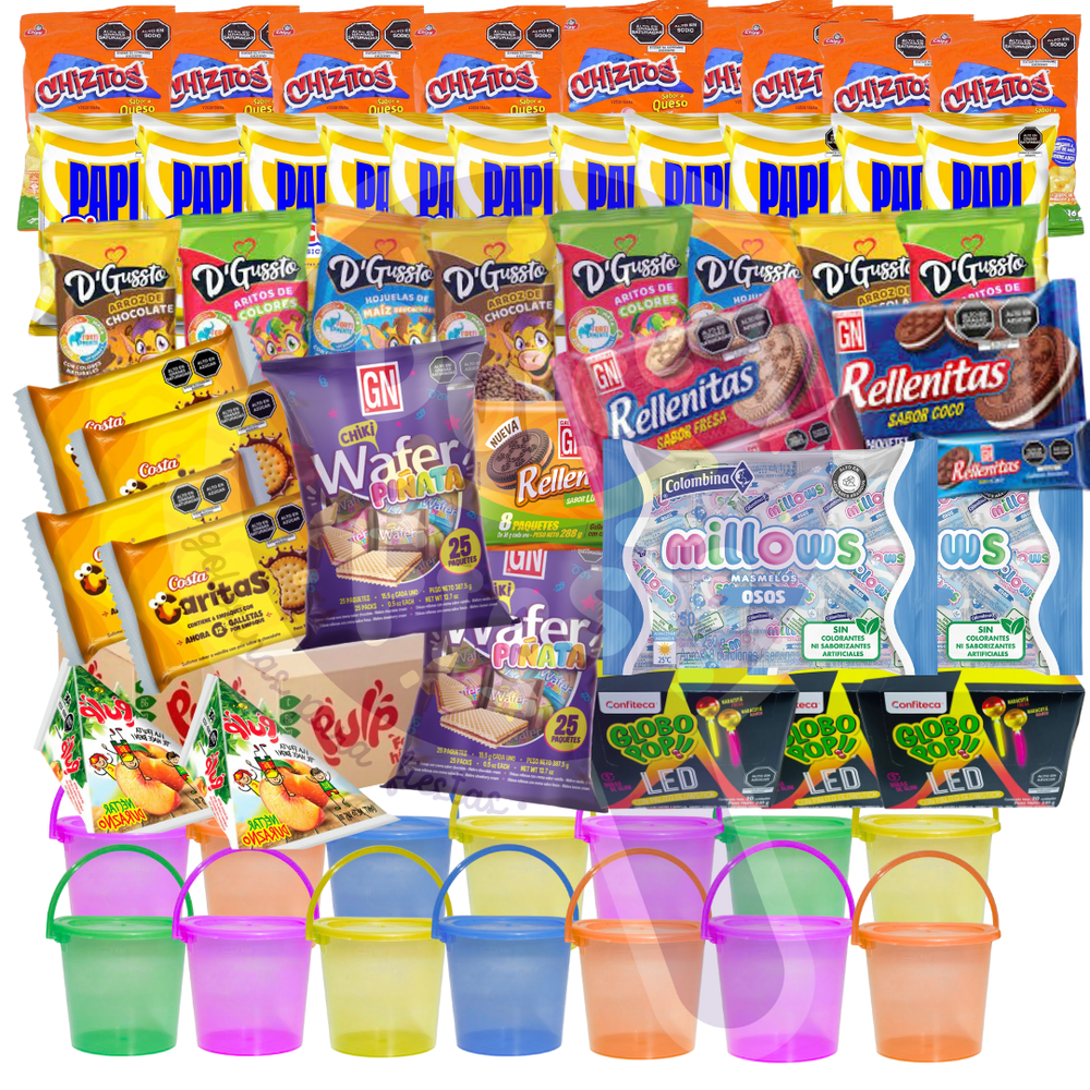 PACK BALDE 2LT PARA 100 NIÑOS