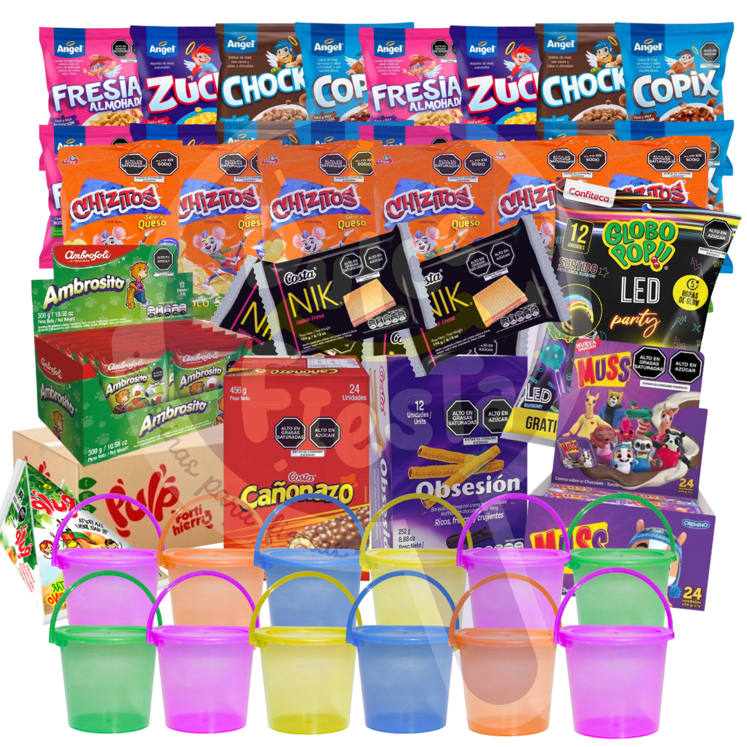 PACK BALDE 2LT TOP PARA 24 NIÑOS