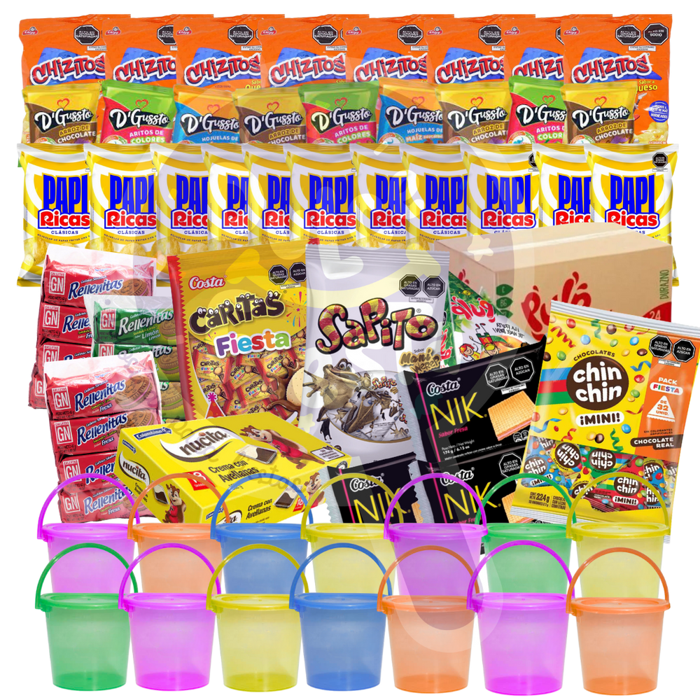 PACK BALDE 2LT PARA 30 NIÑOS