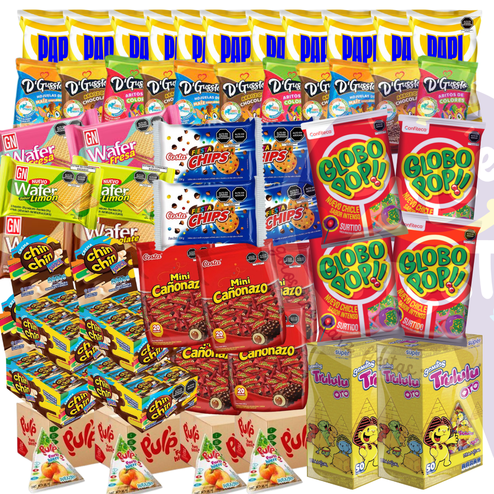 PACK BASICO PARA 100 NIÑOS