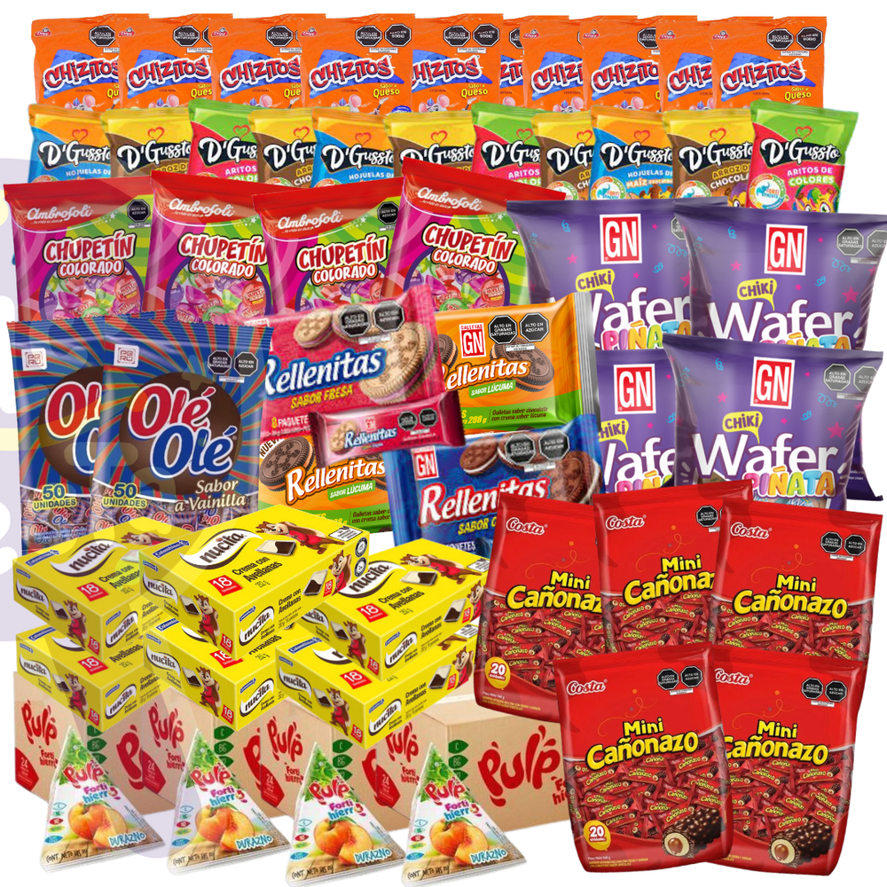 PACK ECONOMICO PARA 100 NIÑOS
